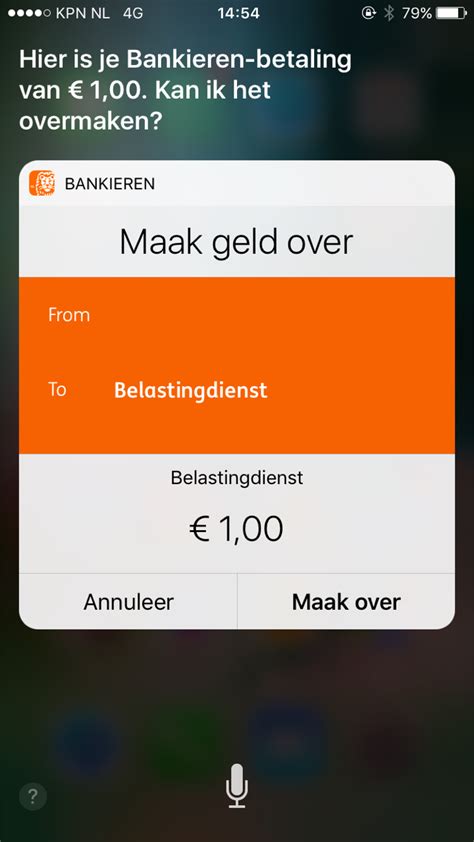 ing geld overmaken met overschrijvingskaart
